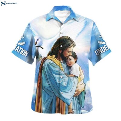 Jesus Hugging Child Hawaiian Shirt