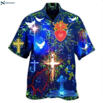 Jesus Put God First And Youll Be Last In Blue Hawaiian Shirt