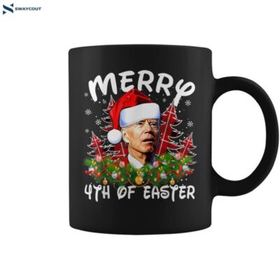 Joe Biden Happy 4th Easter Ugly Christmas Sweater For Women Coffee Mug