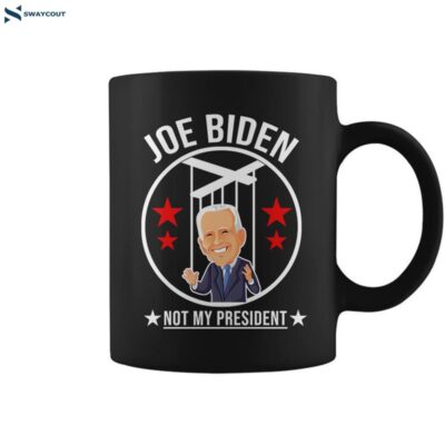 Joe Biden Not My President Puppet Funny Coffee Mug