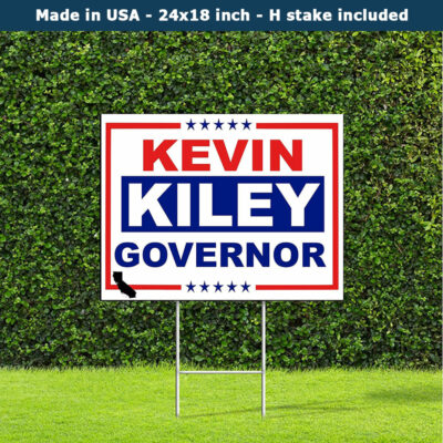 Kevin Kiley California Governor Recall Race Yard Sign