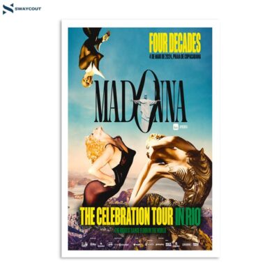 Madonna The Celebration Tour In Rio Poster