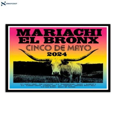 Mariachi El Bronx Cinco De Mayo 2024 Poster