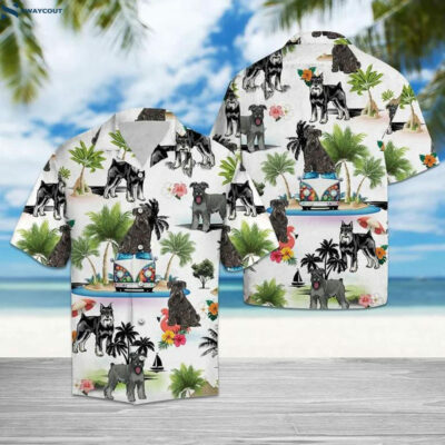 Miniature Schnauzer Hawaiian Shirt