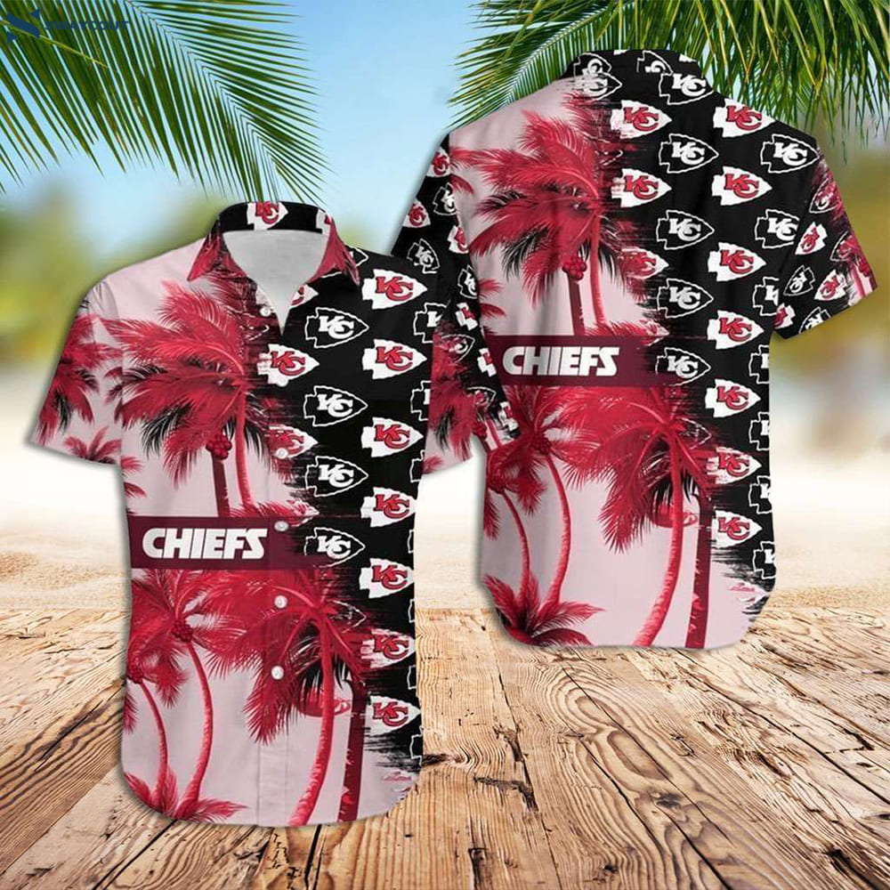 Nfl Kc Coconut Trees Kansas City Chiefs Hawaiian Shirt
