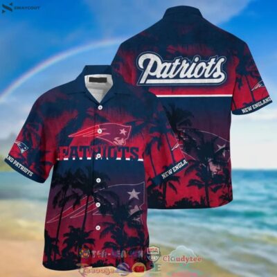 Nfl Palm Tree Patriots Hawaiian Shirt