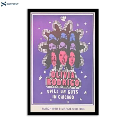 Olivia Rodrigo United Center 2024 Poster