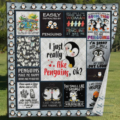 Penguin Quilt Blanket