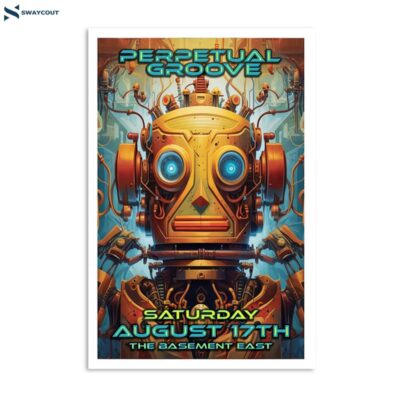 Perpetual Groove August 17 2024 The Basement East Nashville Tn Poster