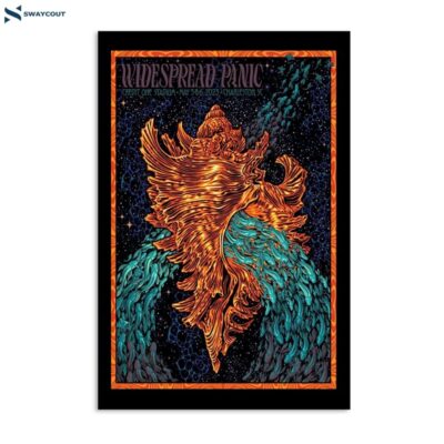 Poster Widespread Panic Charleston Sc Tour May 5 & 6 2023 Poster