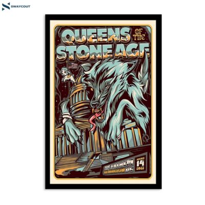 Queens Of The Stone Age August 14 2023 The Anthem Washington Dc Poster