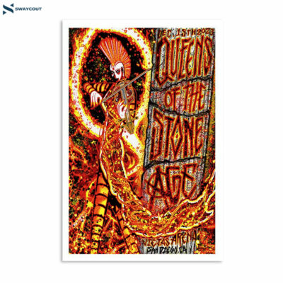 Queens Of The Stone Age December 15 2023 Viejas Arena San Diego Ca Poster