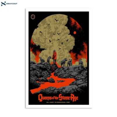 Queens Of The Stone Age Feb 22 2024 Sydney Australia Poster