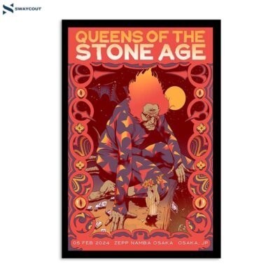 Queens Of The Stone Age February 5 2024 Zepp Namba Osaka Jp Poster