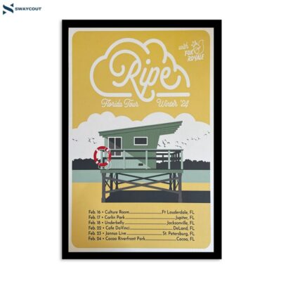 Ripe Band 2024 Florida Tour Winter Poster