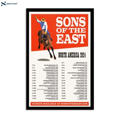 Sons Of The East North America 2024 Poster