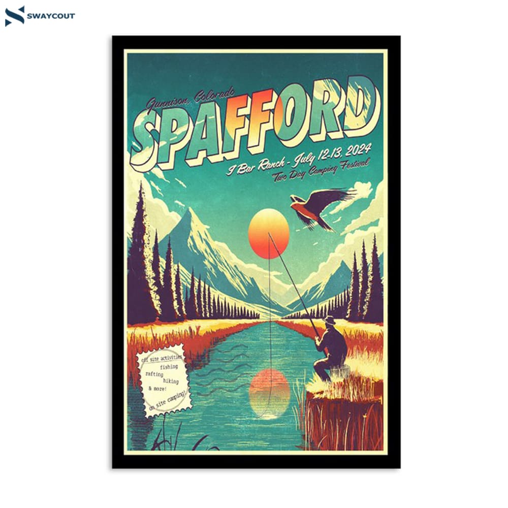 Spafford July 12-13 2024 Event Two Day Camping Festival Co Poster