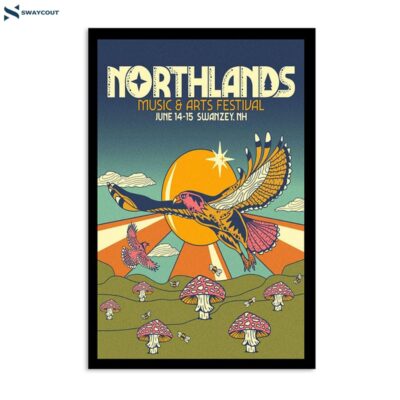 Spafford Northlands Music & Arts Festival June 14-15 2024 Swanzey Nh Poster