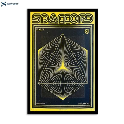 Spafford November 30 2023 Neighborhood Theater Charlotte Nc Poster