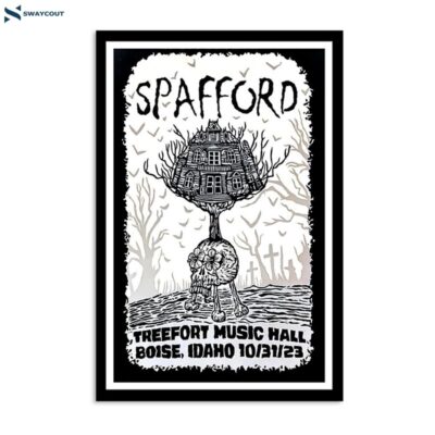 Spafford October 31 2023 Treefort Music Hall Boise Id Poster