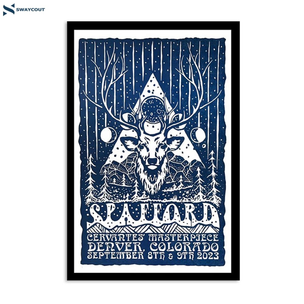 Spafford Sept 8th & 9th 2023 Cervantes Masterpiece Ballroom Denver Co Poster