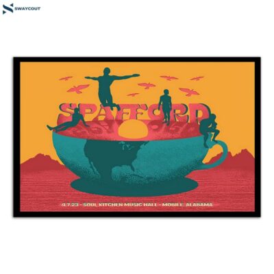 Spafford Soul Kitchen Music Hall Mobile Alabama April 7 2023 Poster