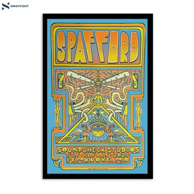 Spafford Soundcheck Studios Pembroke Ma July 13-14-15 2023 Poster