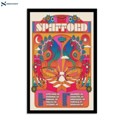 Spafford Spring 2024 Tour Poster