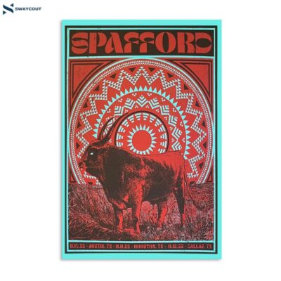 Spafford Tour In Texas Poster