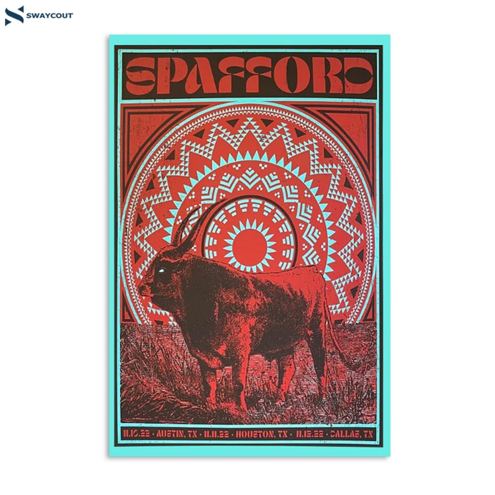 Spafford Tour In Texas Poster