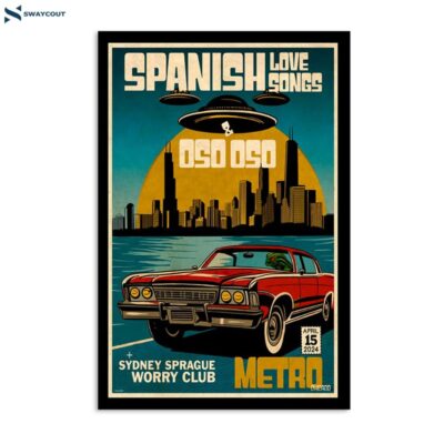 Spanish Love Songs April 15 2024 Sydney Poster