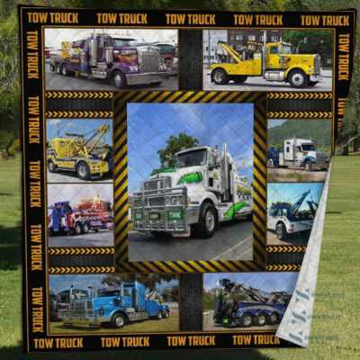 Tow Truck Quilt Blanket