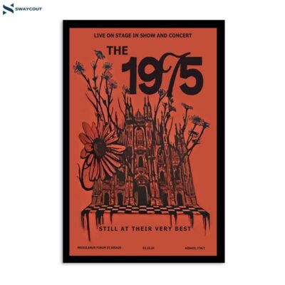 The 1975 Event Mediolanum Forum March 19 2024 Poster