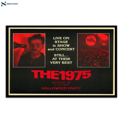 The 1975 Little Caesars Arena Detroit Mi Oct 31 2023 Poster