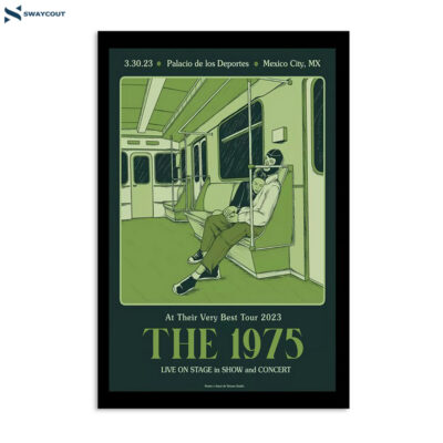 The 1975 March 30 2023 Palacio De Los Deportes Mexico City Mx Poster