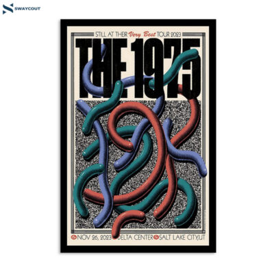 The 1975 November 26 2023 Delta Center Salt Lake City Ut Poster