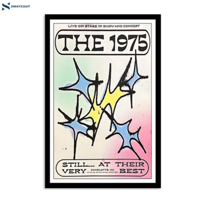 The 1975 October 20 2023 Spectrum Center Charlotte Nc Poster