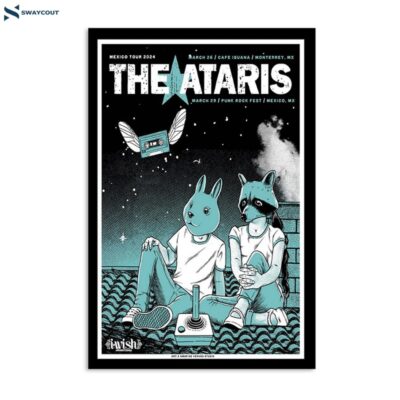 The Ataris Mexico Tour March 29 2024 Punk Rock Fest Mexico Mx Poster