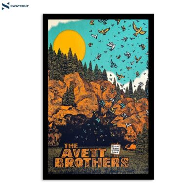 The Avett Brothers 2023 Pelham Tn Poster