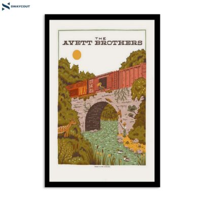 The Avett Brothers Airway Heights Wa July 14 2023 Poster