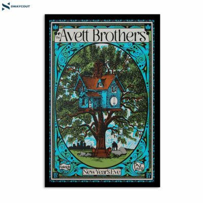 The Avett Brothers December 31 2023 Pnc Arena Raleigh Nc Poster