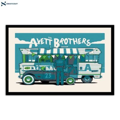 The Avett Brothers July 19 2023 Maverik Center West Valley City Ut Poster