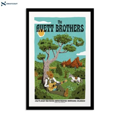 The Avett Brothers July 9 2023 Morrison Co Poster