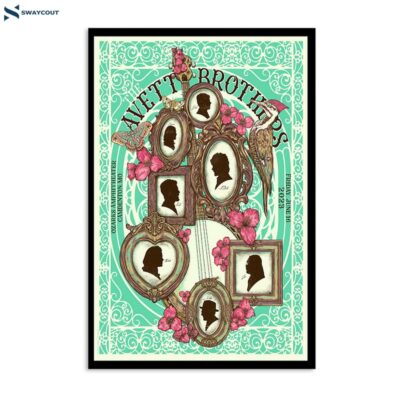 The Avett Brothers June 16 2023 Camdenton Mo Poster