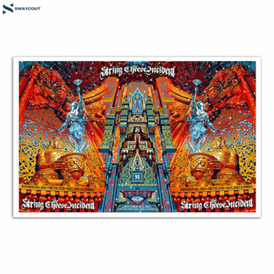 The String Cheese Incident December 29-30 & 31 2023 Fox Theater Oakland Ca Poster