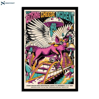 The String Cheese Incident November 2 3 & 4 2023 At Stubb_s Poster