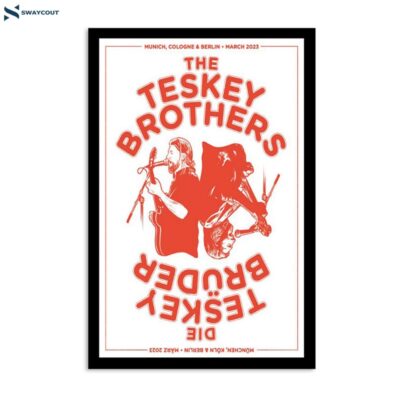 The Teskey Brothers Germany Tour 2023 Poster