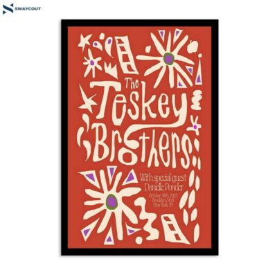 The Teskey Brothers October 19 2023 Brooklyn Steel New York Ny Poster