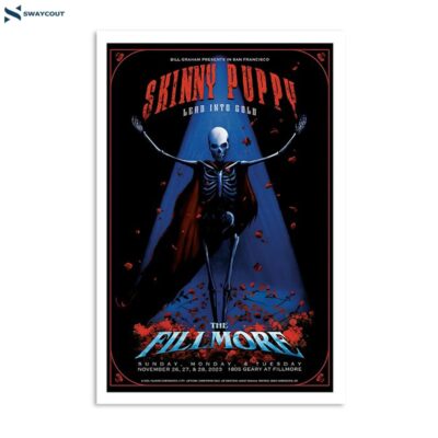 The Teskey Brothers Tour Skinny Puppy November 26-28 2023 Poster