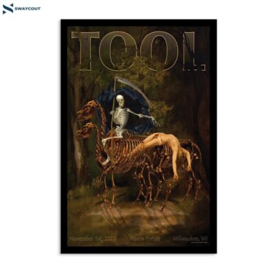 Tool Fiserv Forum Milwaukee Wi November Tour 2023 Poster